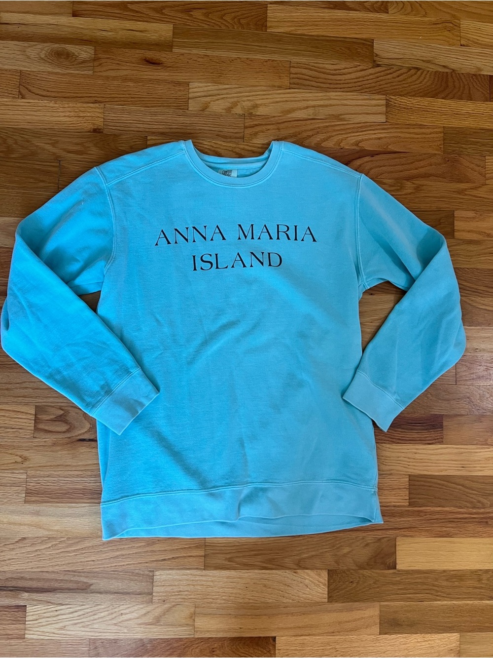 Comfort Colors Aqua Blue 'Anna Maria Island' Crewneck Sweatshirt